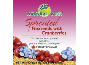 Sprouted Flaxseeds - Cranberries 100g